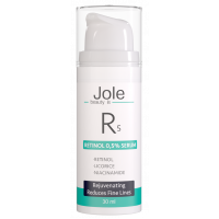 СЫВОРОТКА С РЕТИНОЛОМ 0,5%, НИАЦИНАМИДОМ И ЦЕНТЕЛЛОЙ Jole Retinol 5 Serum 30ml