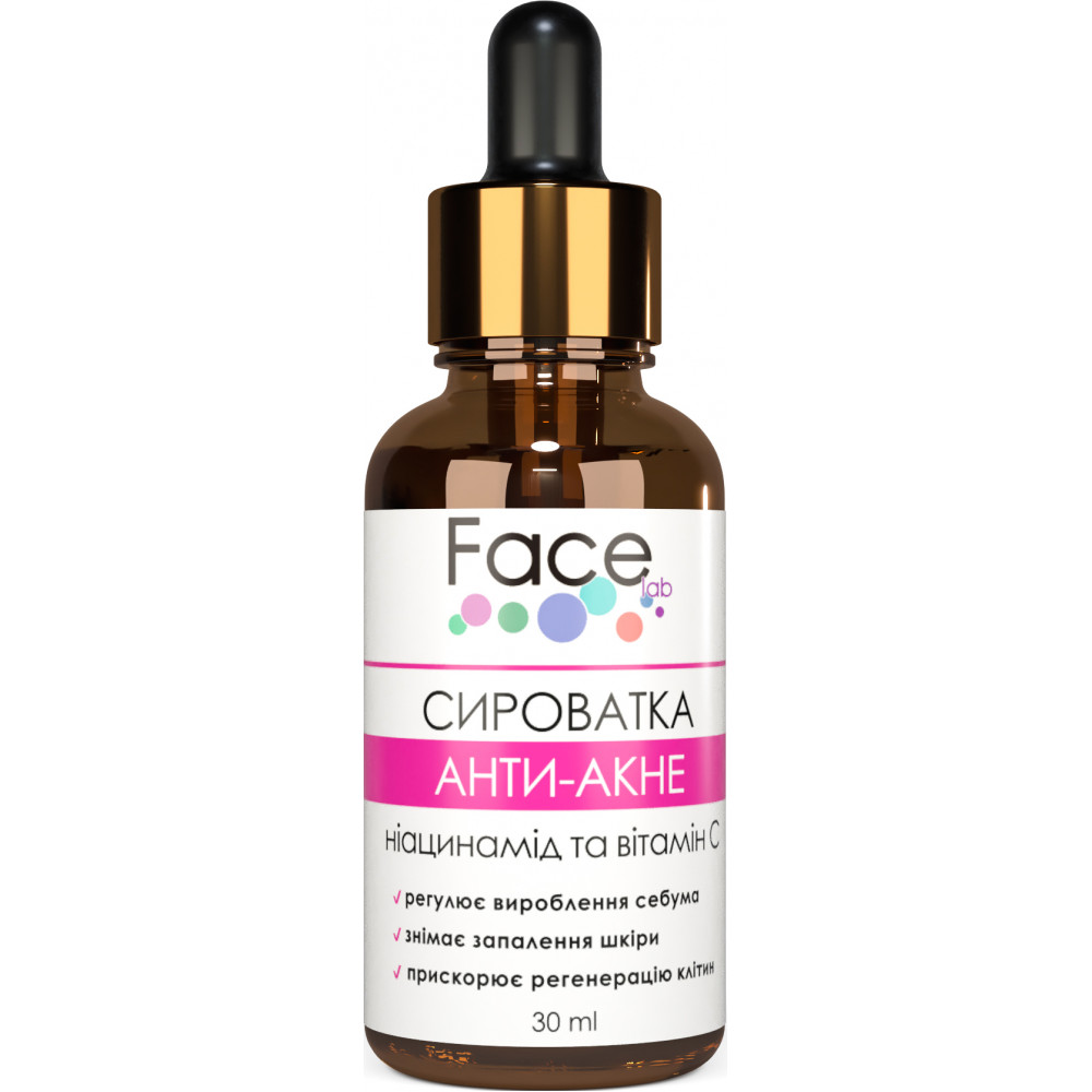 Сироватка для проблемної шкіри Face lab Anti-Acne 30мл | Jole Cosmetics