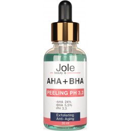 ПИЛИНГ ДЛЯ ЛИЦА JOLE PEELING COMPLEX С КОМПЛЕКСОМ КИСЛОТ AHA+BHA PH 3.0 30ml