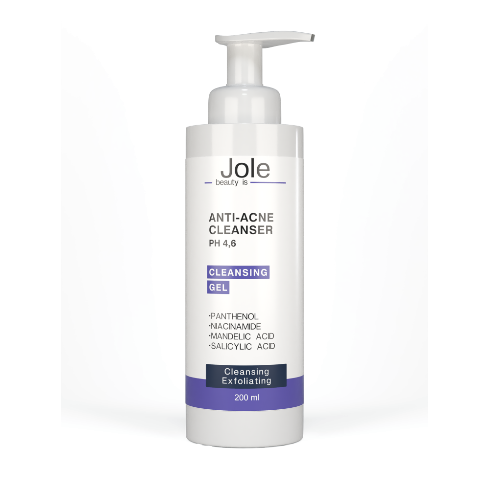 Гель для вмивання з саліциловою та мигдалевою кислотами Jole Anti-Acne Cleanser 200 мл