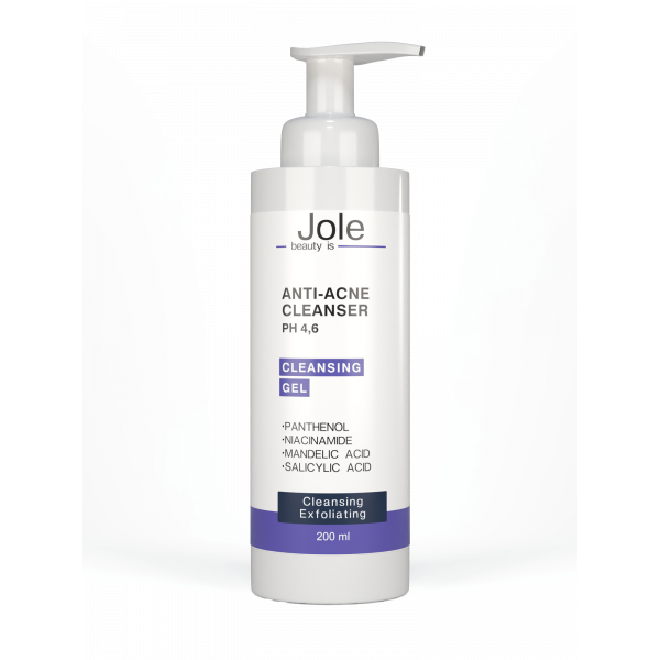 Гель для умывания с салициловой и миндальной кислотами Jole Anti-Acne Cleanser 200 мл