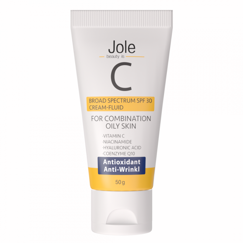 СОНЦЕЗАХИСНИЙ КРЕМ ДЛЯ ЖИРНОЇ ШКІРИ Jole SPF 30 - 50ml