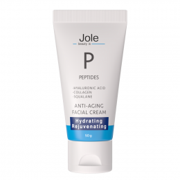 АНТИВІКОВИЙ КРЕМ З ГІАЛУРОНОВОЮ КИСЛОТОЮ ТА ПЕПТИДАМИ Jole Anti Aging Peptide Cream 50ml