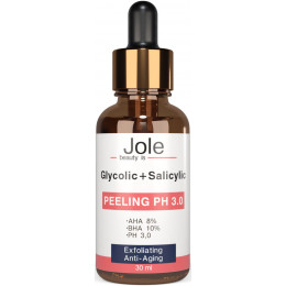 ПИЛИНГ С ГЛИКОЛЕВОЙ И САЛИЦИЛОВОЙ КИСЛОТАМИ Jole Glycolic+Salicilic pH3 Peeling 30ml