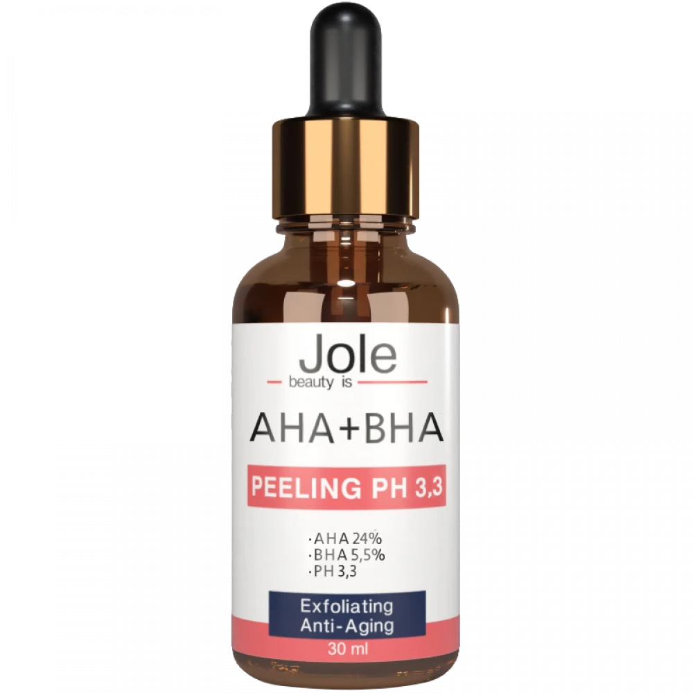 Пілінг для обличчя з кислотами AHA+BHA PH 3.3 Jole Peeling Complex 30ml