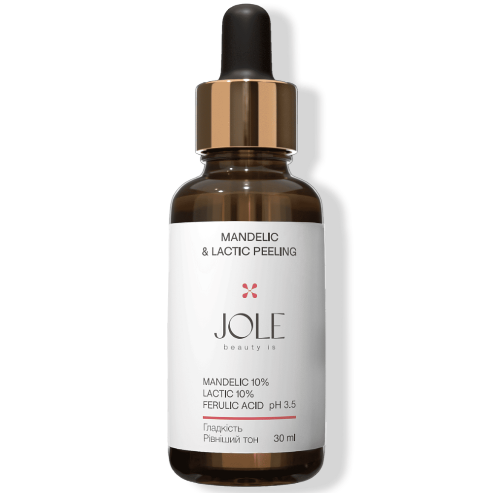 Пилинг с миндальной и молочной кислотами Jole Mandelic 10%+Lactic 10% Peeling pH 3,5 30ml