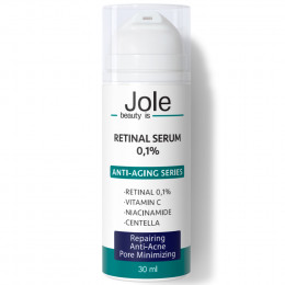 Антивікова сироватка з ретиналем 0.1%, вітаміном С та ніацинамідом Jole Retinal 0.1% 30 мл