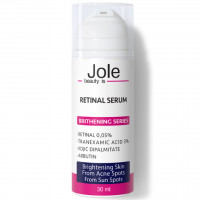 Осветляющая сыворотка с ретиналем, транексамовой и койевой кислотами Jole Retinal 30 мл