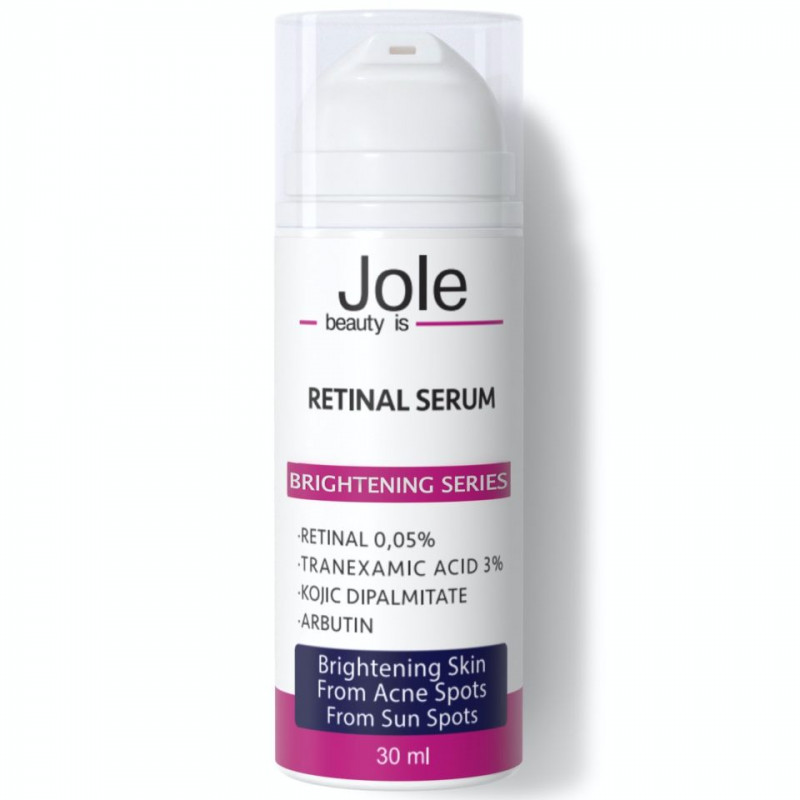 Осветляющая сыворотка с ретиналем, транексамовой и койевой кислотами Jole Retinal 30 мл