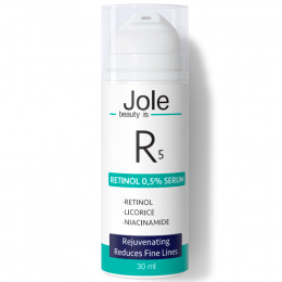 Сироватка з ретинолом 0,5%, ніацинамідом та центеллою Jole R5 30 мл