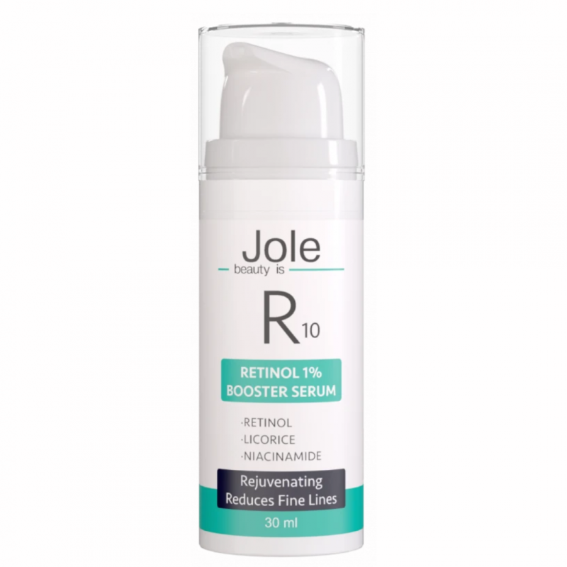 СЫВОРОТКА С РЕТИНОЛОМ 1%, НИАЦИНАМИДОМ И ЦЕНТЕЛЛОЙ Jole Retinol 10 Serum 30ml