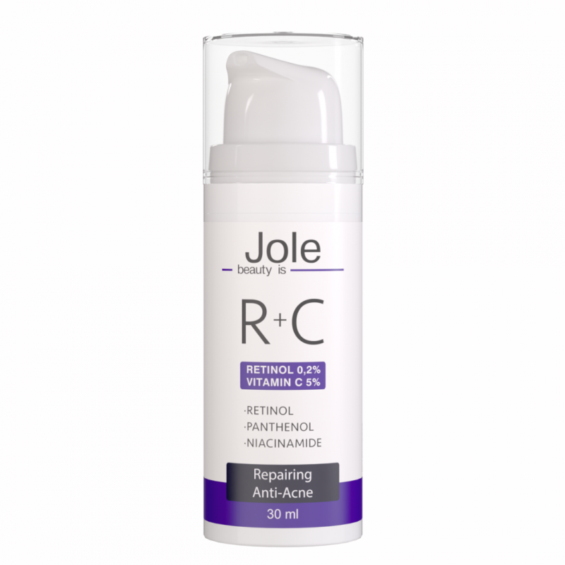 СЫВОРОТКА С РЕТИНОЛОМ И ВИТАМИНОМ С Jole Retinol 2 + Vitamin C5 Anti Acne Serum 30ml