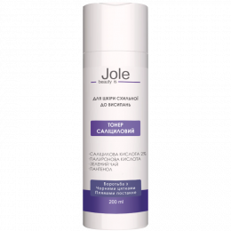 Тонер з саліциловою кислотою Jole Salicylic Acid 2% Exfoliating Toner 200ml