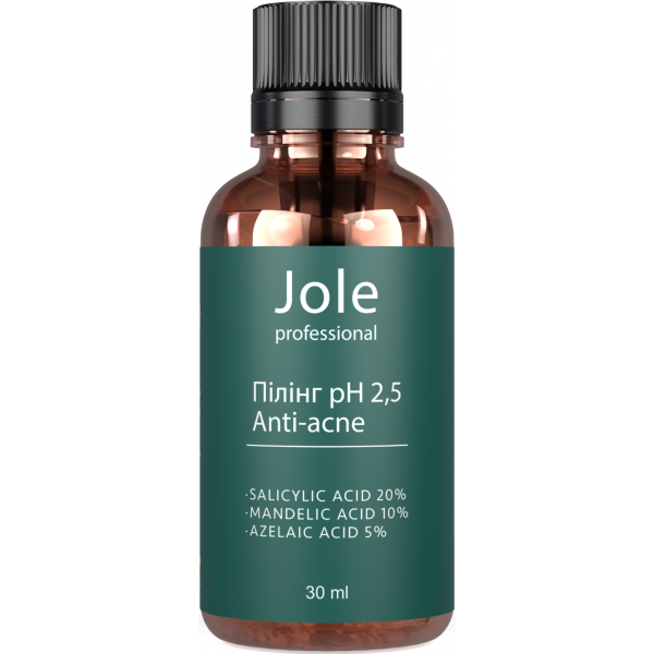Професійний пілінг для проблемної шкіри Jole Professional Anti Acne Peeling рН 2.5 30 мл (продається за наявності диплома косметолога або дерматолога)