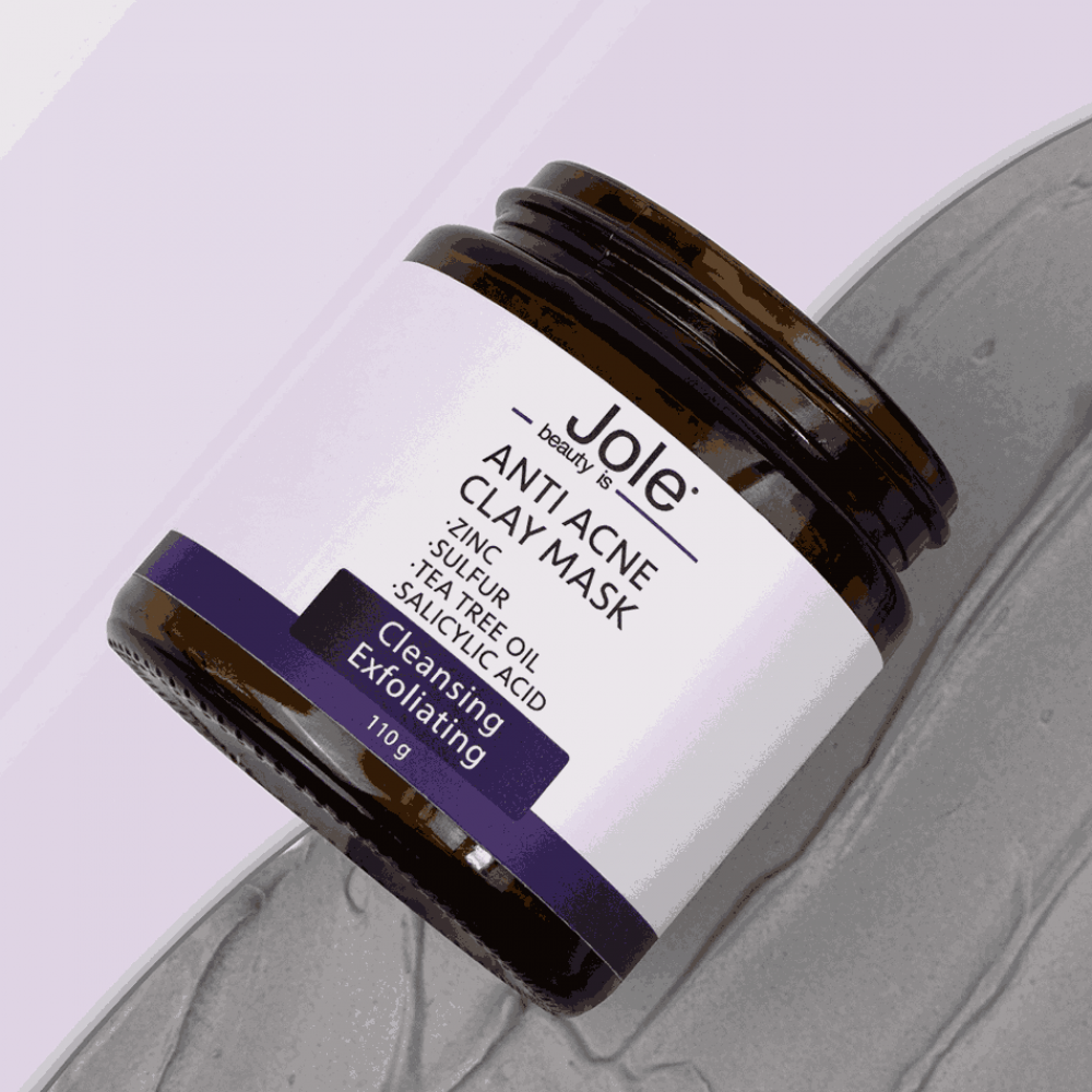 Глиняна маска для обличчя Jole Anti Acne Clay Mask 110г | Jole
