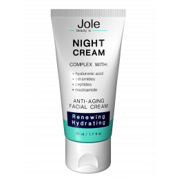 ВІДНОВЛЮВАЛЬНИЙ НІЧНИЙ КРЕМ ДЛЯ ОБЛИЧЧЯ Jole Renewing Night Cream 50ml