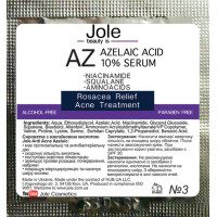 Сыворотка от акне с азелаиновой кислотой 10% Jole Anti Acne Azelaic acid Serum 3ml