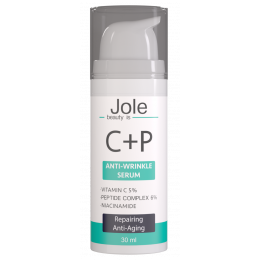 ОМОЛОДЖУВАЛЬНА СИРОВАТКА ВІТАМІН C + ПЕПТИДИ Jole C+P Anti-Wrinkle Serum 30ml