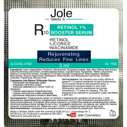 Сыворотка с ретинолом 1%, ниацинамидом и центеллой Jole Retinol 10 Serum 3ml